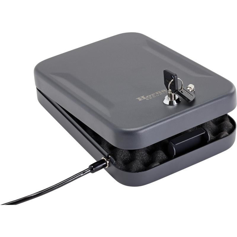 X-Large Lock Box, Black Finish, With Lock, Key, & Cable 952100