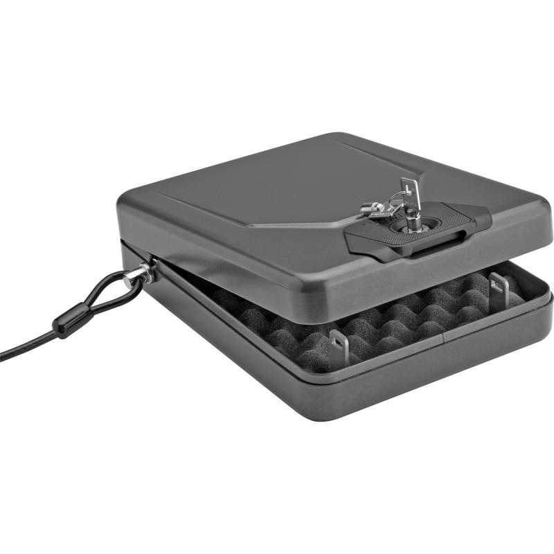 Alpha Elite Safe, Black Finish, with Lock, Key, & Cable 98153
