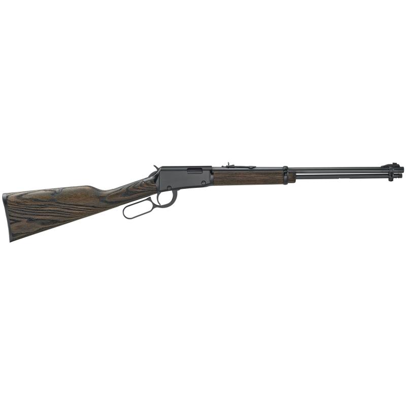Lever Action, 22 LR Shotshell, 18.25" Smoothbore Barrel, Blued Finish, Black Ash Stock, 15Rd, Adjustable Sights H001GG