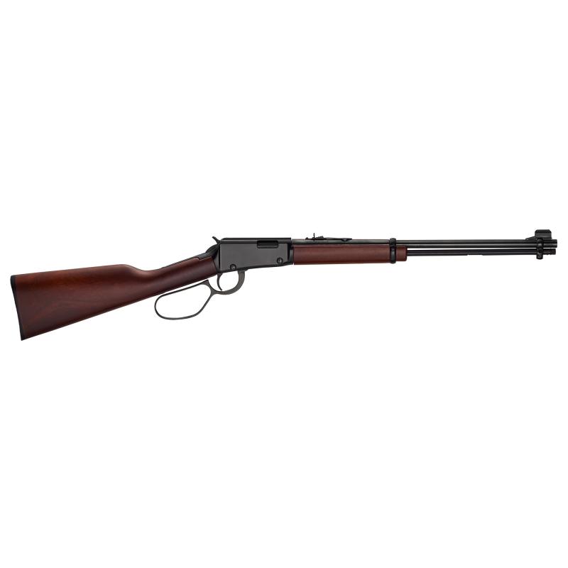 Large Loop, Lever Action Rifle, 22 S/L/LR, 18.25" Barrel, Black, Wood Stock, 15 Rounds H001LL