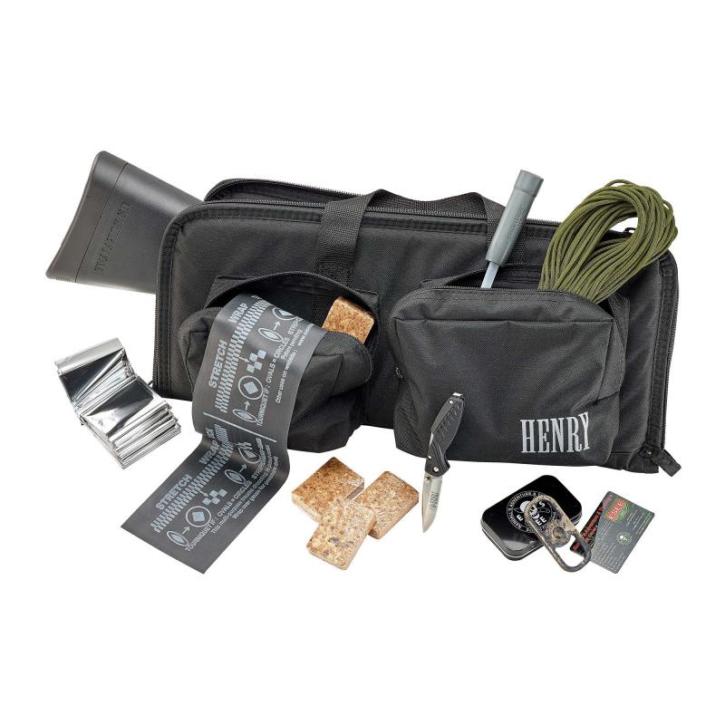 U.S. Survival Pack AR-7 Rifle Plus Gear .22 Long Rifle 16.125 Inch Barrel Black Teflon Finish ABS Plastic Black Stock 8 Round