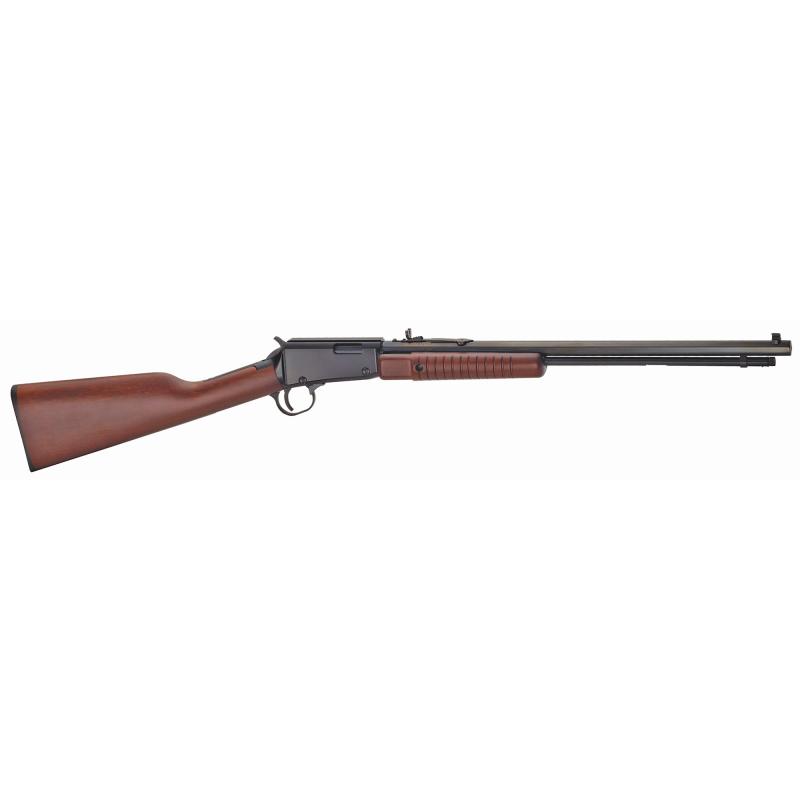 Pump Action .22 Magnum 20.5 Inch Octagon Barrel Blue Finish American Walnut Stock 12 Round