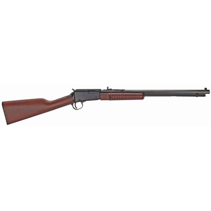 Pump Action .22 Long Rifle/Long/Short 20 Inch Octagon Barrel Blue Finish American Walnut Stock