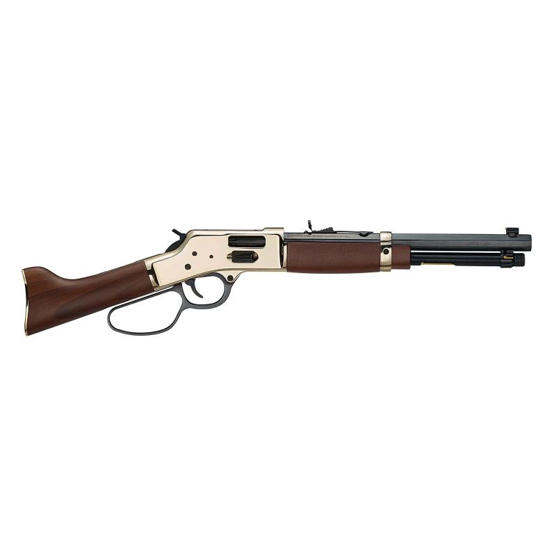 Mare's Leg, Lever Action Pistol, 44 Magnum, 12.9" Barrel, Brass Receiver, Side Load Gate, Walnut Grips, Fully Adjustable Buckhorn Sights H006GML