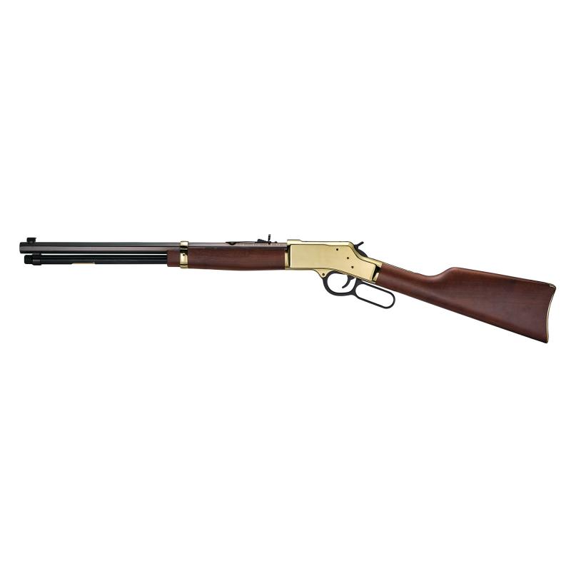 Big Boy, Lever Action Rifle, 44 Magnum, 20" Octagon Barrel, Brass Receiver, Fully Adjustable Semi Buckhorn Sights, American Walnut Stock, 10 Rounds H006G