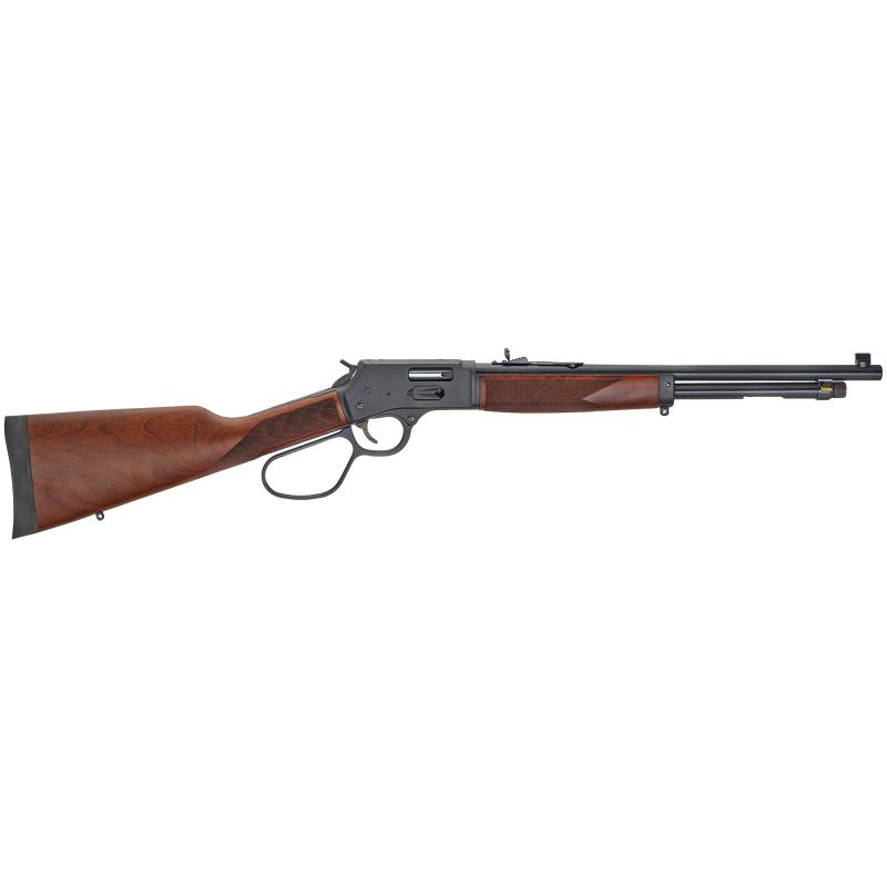Big Boy Steel Side Gate |44 Magnum, 16.5" Barrel, Blue Finish, Lever Action, Straight-grip American Walnut Stock, Adjustable/Bead Sights, 10Rd H012GR
