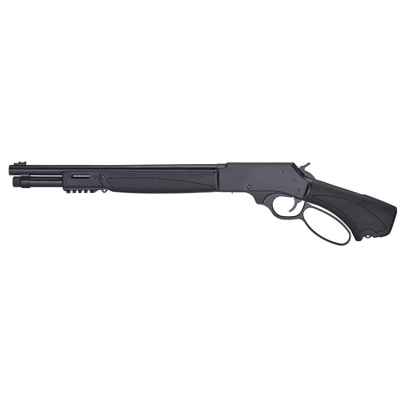 Lever Action Axe, Pistol Grip Firearm, 410 Bore, 2.5" Chamber Only, 15.14" Barrel, Smoothbore, Blued Finish, Synthetic Furniture, Fiber Optic Sight, 5 Rounds H018XAH-410