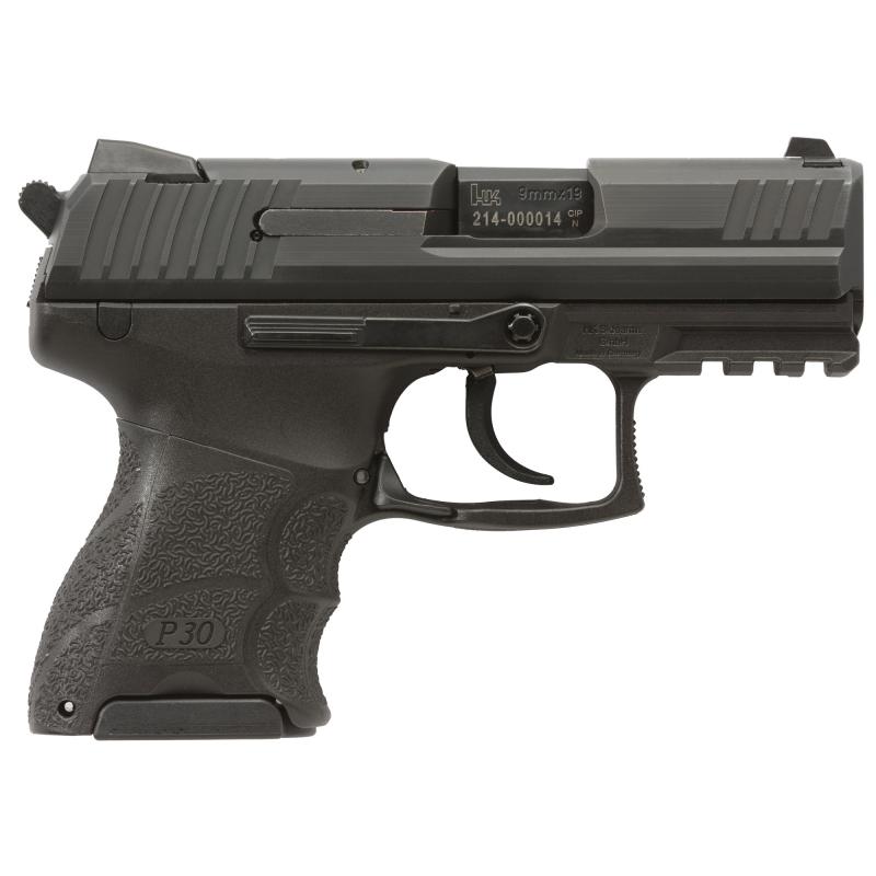 P30SK-LE V3 Single/Double Action 9mm 3.3 Inch Barrel Black Finish Night Sights No Manual Safety Interchangeable Grips/Backstraps 10 Round