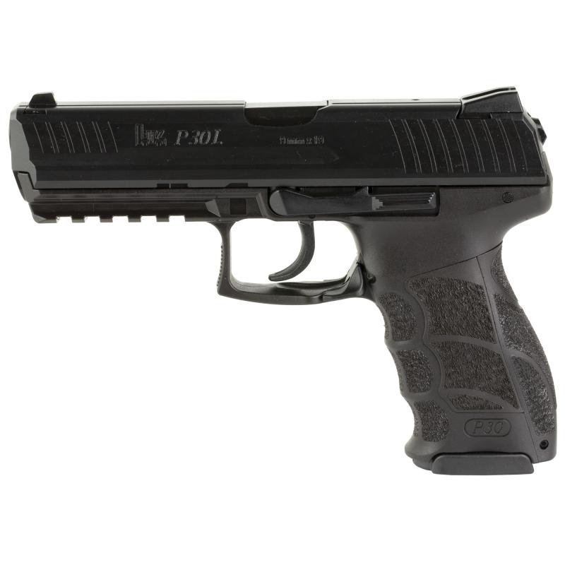 P30L, V1, Light LEM, Long Slide, Double Action Only, Semi-automatic, Polymer Frame Pistol, Full Size, 9MM, 4.45" Barrel, Black, 3 Dot Sights, 10 Rounds, 2 Magazines 81000117