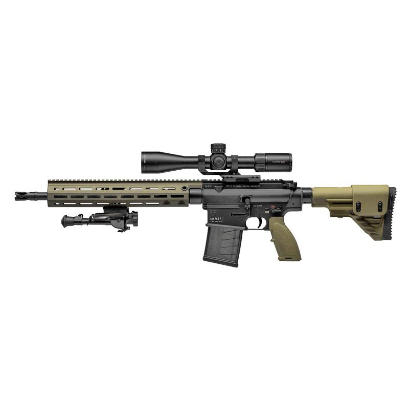 MR762A1 LRP III | 762NATO, 16.5" Barrel, Black Color, Polymer Pistol Grip, G28 Adjustable Stock, M-LOK Handguard, Vortex Viper PSTII 3-15x44 FFP MRAD, 2 Magazines, 1-20Rd, 1-10Rd, LaRue/Harris bipod, Blue Force Gear Sling and Mount 810