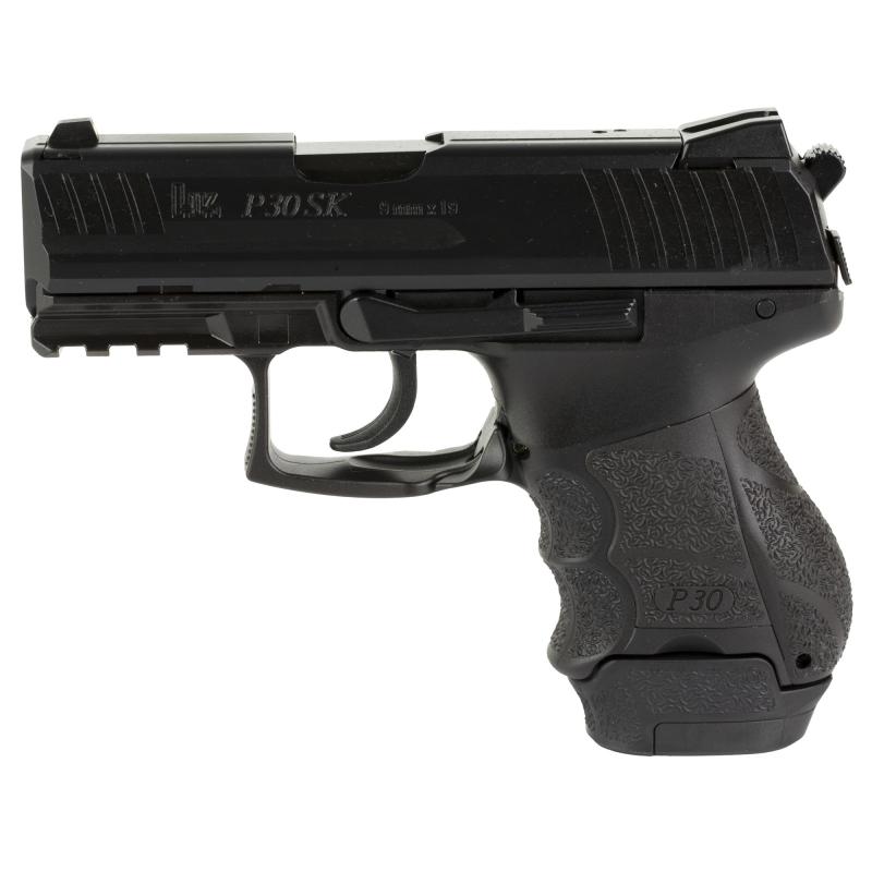 P30SK, Semi-automatic, DA/SA, 9MM, 3.27" Barrel, Polymer Frame, Black Finish, 3 Dot Sights, 2 Magazines, 1-15Rd & 1-12Rd 81000823