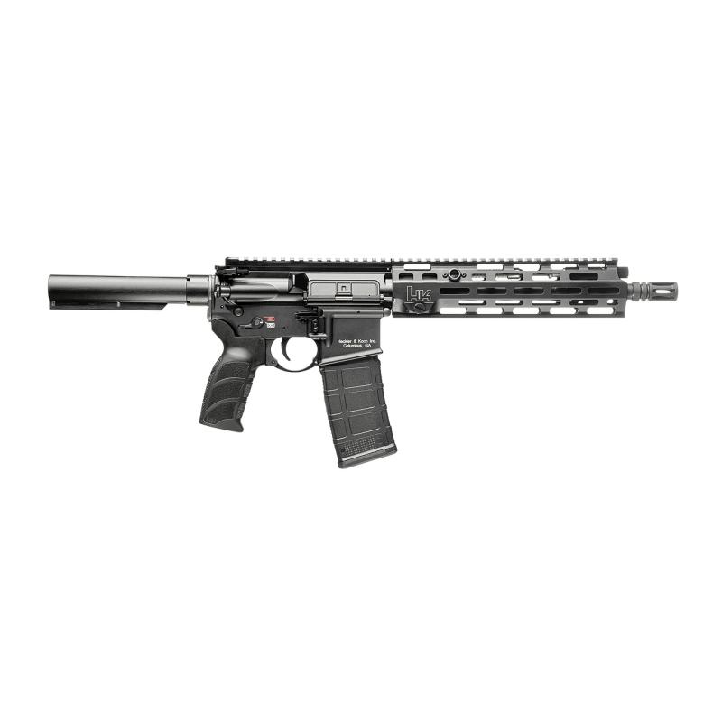 MR556 A4, Semi-automatic, Pistol, 223 Remington/556NATO, 11" Barrel, Anodized Finish, Black, M-LOK Free Float Handguard, Adjustable Gas Block, HK USA Enhanced Grip, Ambidextrous Controls, 30 Rounds, 1 Magazine 81001050