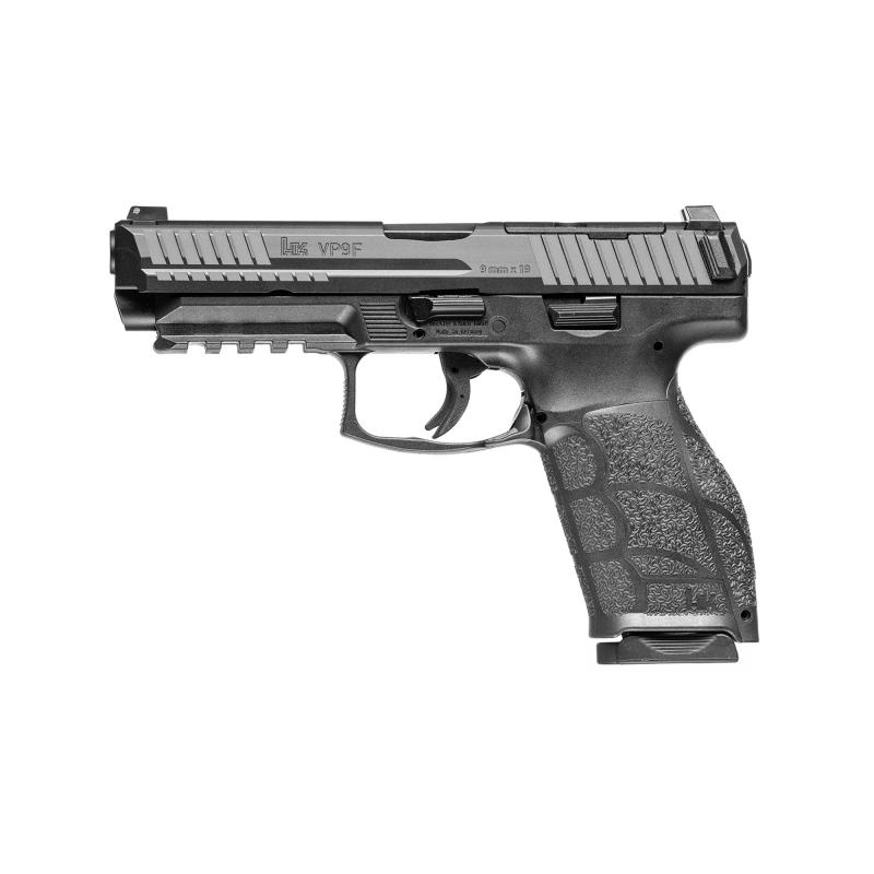 VP9A1 F, Semi-automatic, Striker Fired, Fullsize, 9MM, 4.5" Barrel, Matte Finish, Black, Optics Ready, Front Night Sight, 2 Magazines (1)-15 Round and (1)-20 Round 81001064