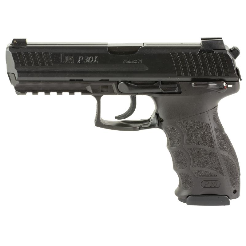 P30L S, Semi-automatic, V3 DA/SA, Full Size, 9MM, 4.45" Barrel, Matte Finish, Black, Manual Safety, Front Night Sight, 2 Magazines (1)-20 Rounds and (1)-17 Rounds 81001097