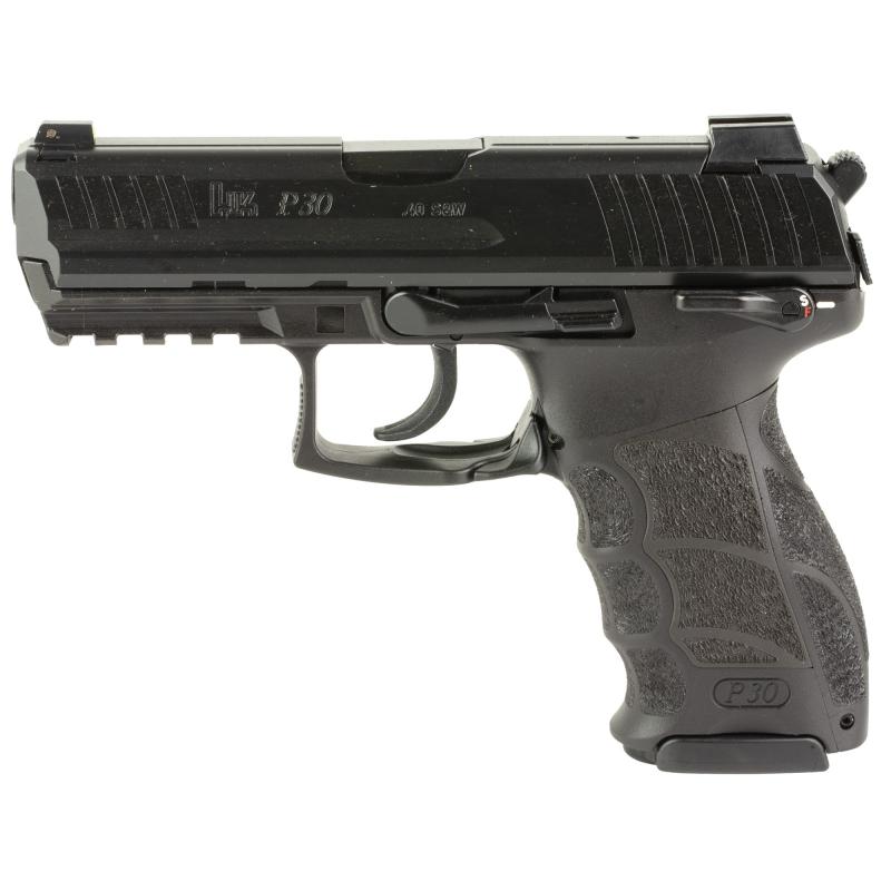 P30S, Semi-automatic, V3 DA/SA, Compact, 40 S&W, 3.85" Barrel, Matte Fiish, Black, Front Night Sight, 13 Rounds, 2 Magazines 81001100