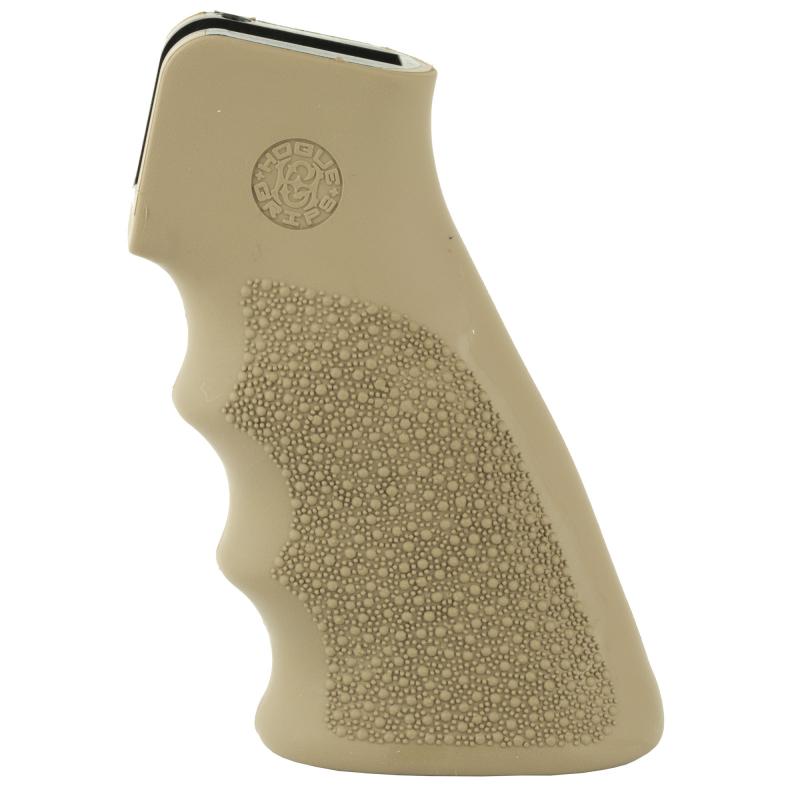 OverMolded Grip, Fits AR-15/M16, Rubber Grip withFinger Grooves, Flat Dark Earth Finish 15003