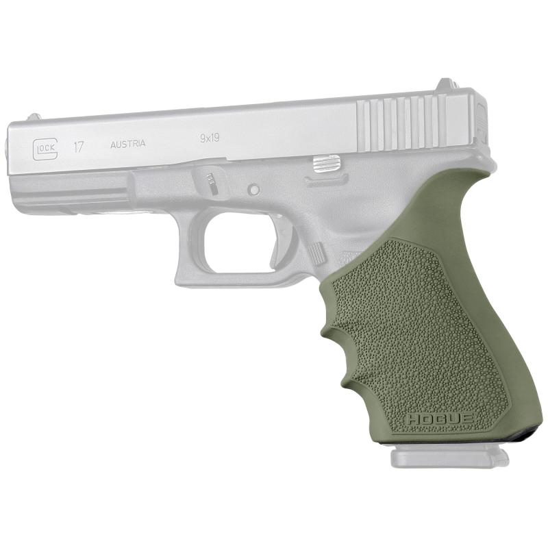 HandAll Beavertail Grip Sleeve, OD Green, Fits Glock 17, 17MOS, 17L, 22, 35, 35MOS, 34, 34MOS, 31, 37 17031