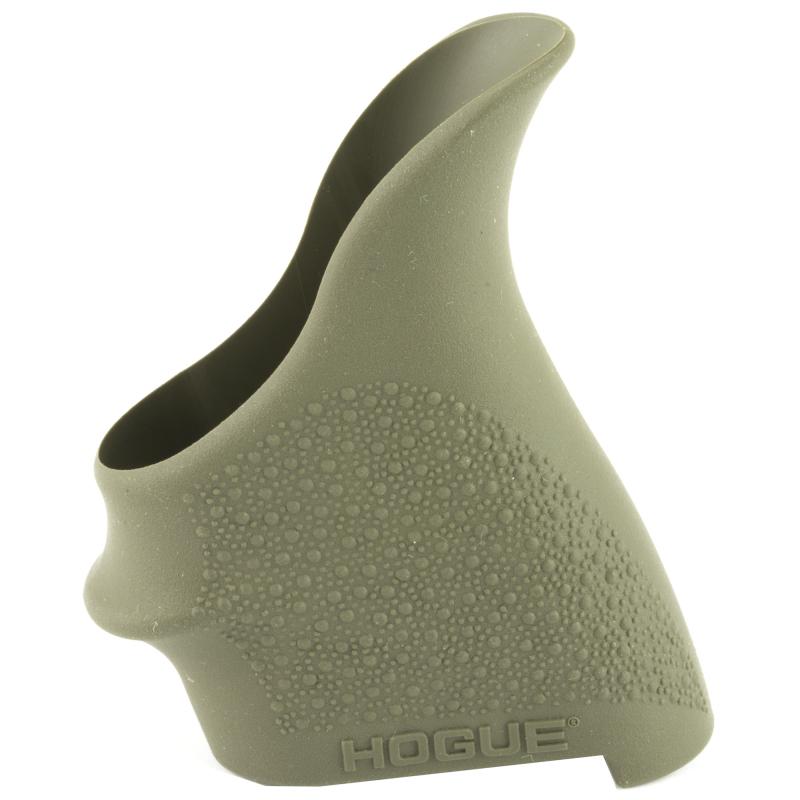 HandAll Beavertail Grip, For Glock 42/43, Rubber, Finger Grooves, OD Green 18201
