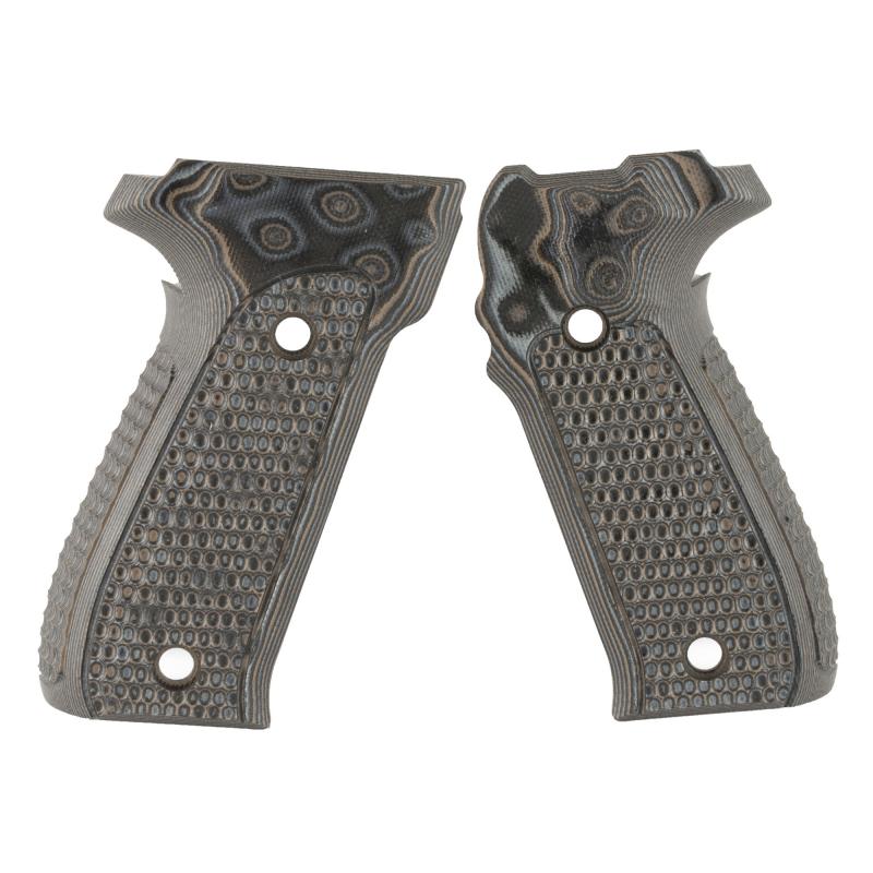 Grip, Fits Sig P226, Black/Gray, Piranha Grip G10 26137