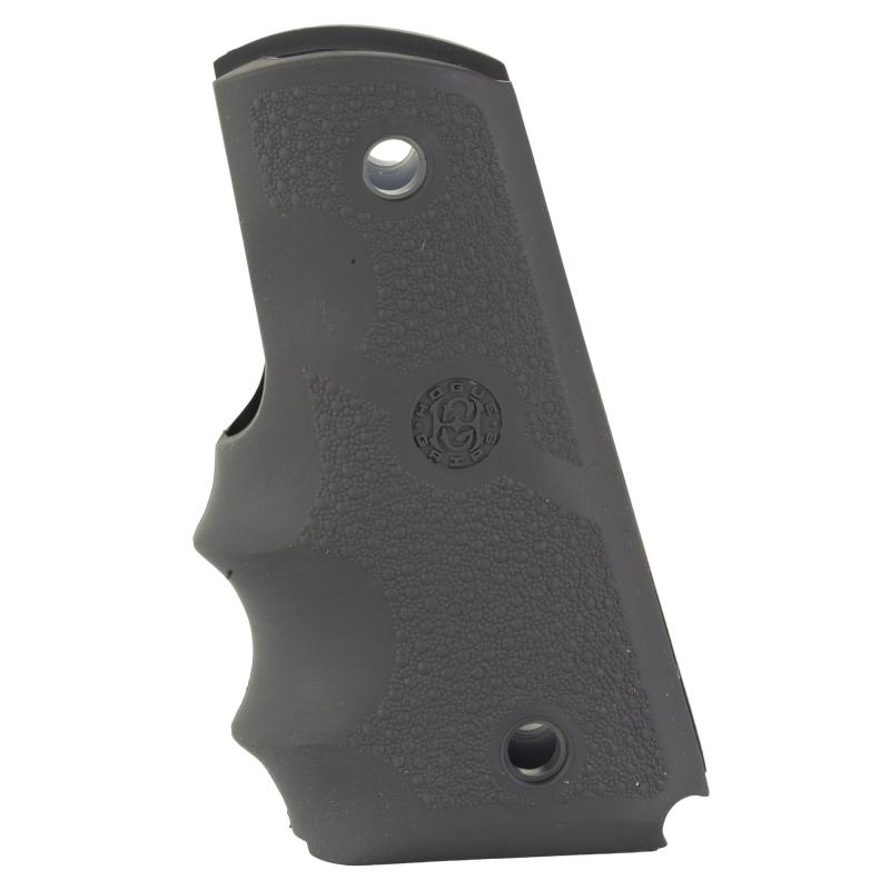 OverMolded, Rubber Grips, Finger Grooves, Cobblestone Texture, Slate Gray, Fits 1911 Officer 43002
