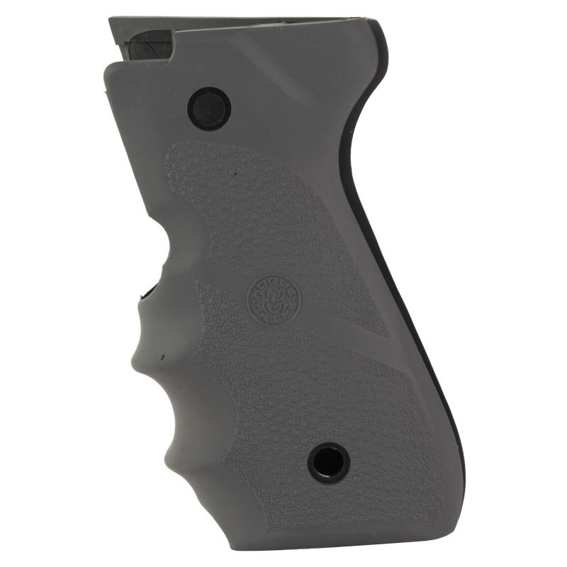 OverMolded, Rubber Grip Panels, Finger Grooves, Slate Gray, Fits Beretta 92FS & 96 92002