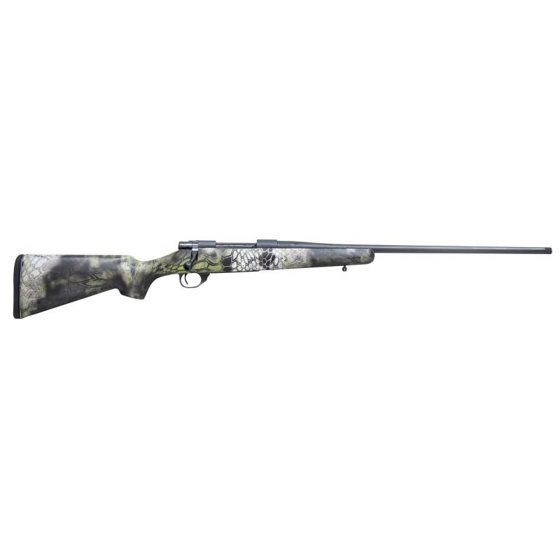1500 Long Action, Carbon Stalker, Bolt Action Rifle, 7mm PRC, 24" Barrel, Threaded 1/2x28, Carbon Fiber Stock, Kryptek Altitude Camo Finish, 3 Position Safety, 4 Rounds, Hinged Floorplate Magazine, Right Hand HCBN7MMPRCKA