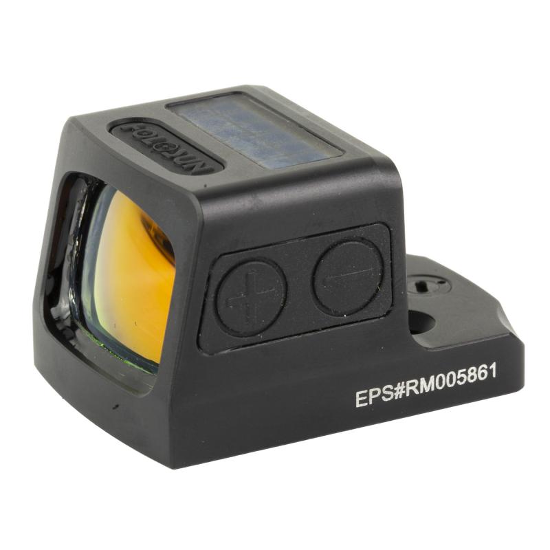 EPS Full Size, Closed Emitter Red Dot, Non-Magnified, Red Dot Reticle, 6 MOA, Matte Finish, Black, Solar with Internal Battery EPS-RD
