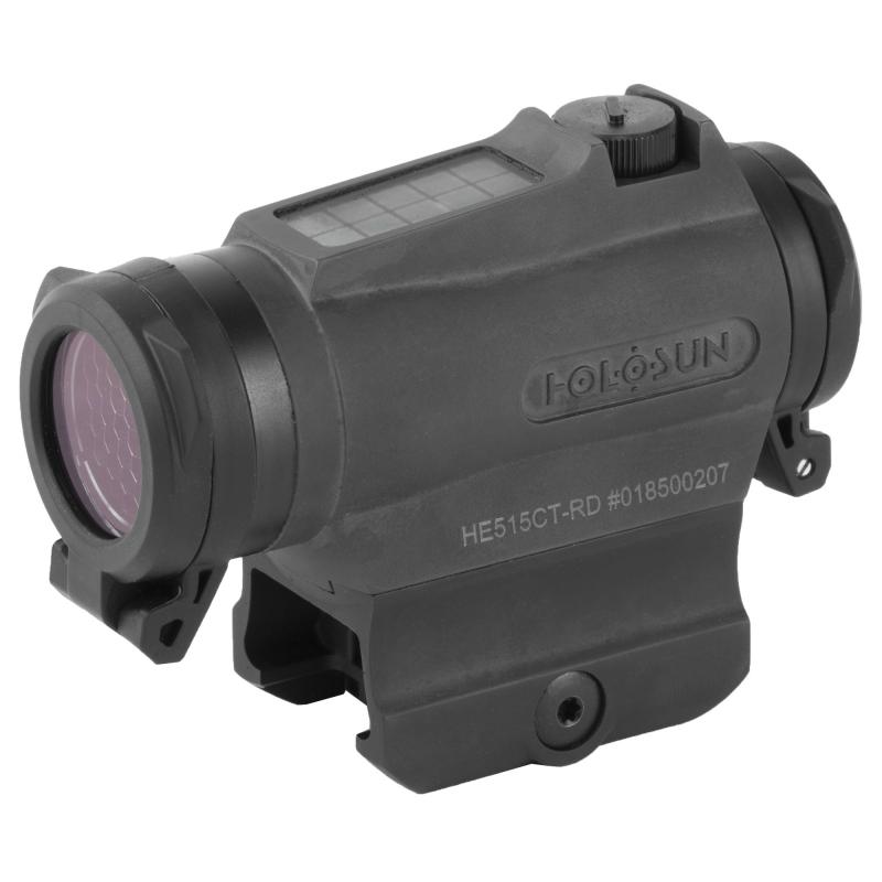 Micro Titanium Red Dot, Red Reticle, Three Different Reticles, Solar, QD Mount, Black Finish HE515CT-GR