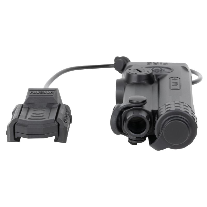IRIS 1, Rifle Laser System, Green Laser, Fits Picatinny, Remote Activated Button, Anodized Finish, Black IRIS-GR1