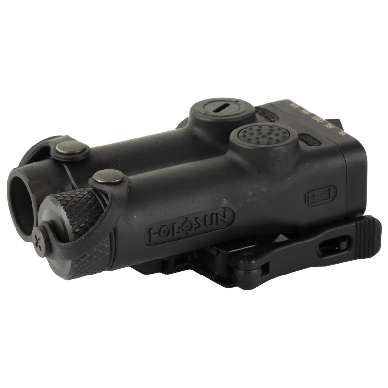 LE221, Red Laser w/IR, Fits 1913 Picatinny Rail, Matte Finish, Black, Includes Remote Switch LE221-RD-IR