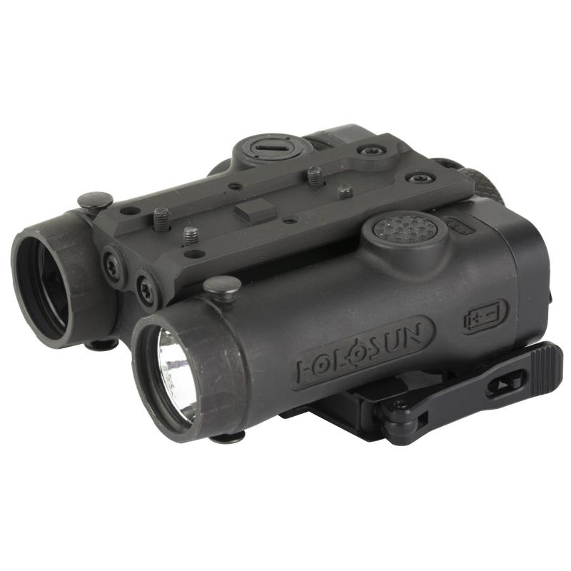 LS420, Green Visible and IR Laser w/IR Illuminator, Fits 1913 Picatinny Rail, Matte Finish, Black, Includes Remote Switch LE420-GR