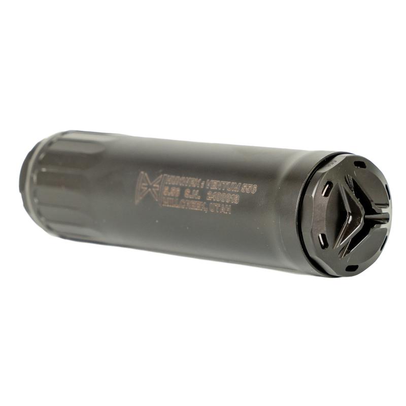 Ventum 556 Suppressor, 556NATO, Nitride QPQ Finish, Black, 17-4PH Stainless Steel, 1/2x28 Direct Thread 2904
