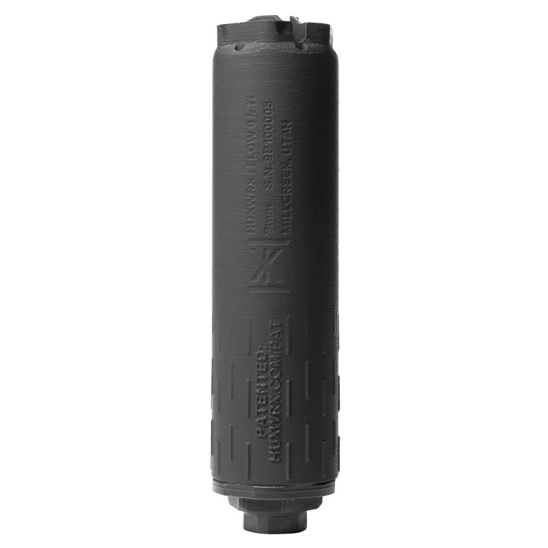 FLOW 9K Ti | 9x19mm, Grade 5 Titanium, Black C Series Cerakote, Hub Compatible