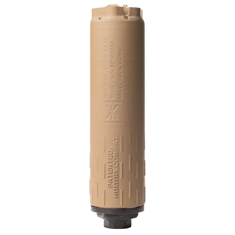 FLOW 9K Ti | 9x19mm, Grade 5 Titanium, FDE C Series Cerakote, Hub Compatible