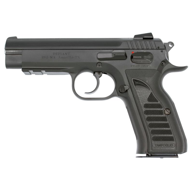 Force Combat, Semi-automatic, DA/SA, Steel Frame Pistol, 9MM, 4.4" Barrel, Matte Finish, Black, Nylon Grips, Adjustable Sights, Ambidextrous Safety, 16 Rounds TF-COMBAT-9