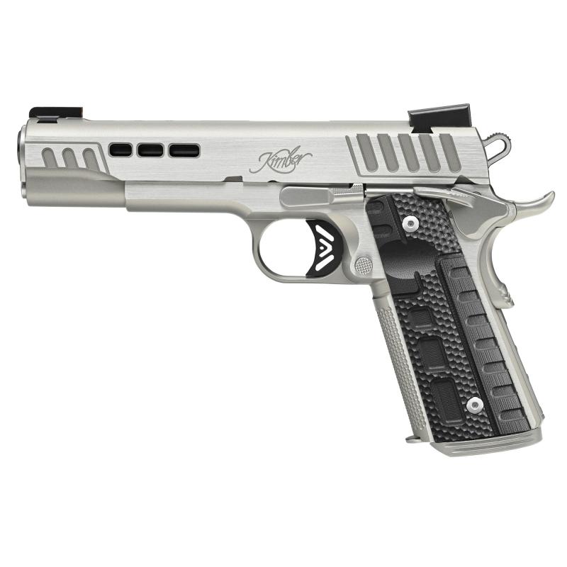 Rapide Frost | 45ACP, 5" Barrel, Silver KimPro II/DLC Finish, 1 8 Rd Magazine