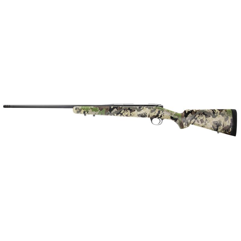 Mountain Ascent, Caza, Bolt Action Rifle, 308 Winchester, 22" Barrel, Threaded 7/16x28, Muzzle Brake, Matte Finish, Black, Synthetic Stock w/ Caza Camo, Finish, 4 Rounds 3000897