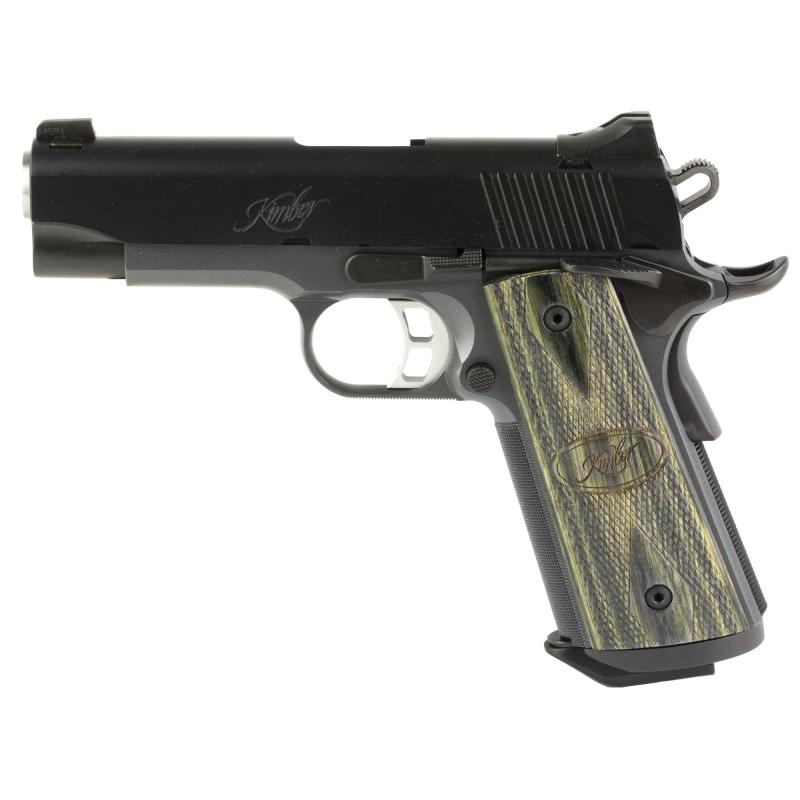 Tactical Pro II, 1911, Semi-automatic, Metal Frame Pistol, Commander Size, 45 ACP, 4" Barrel, Matte Finish, Gray Frame with Black Slide, Laminate Wood Grips, Tritium Night Sights, Manual Safety, 7 Rounds 3200143