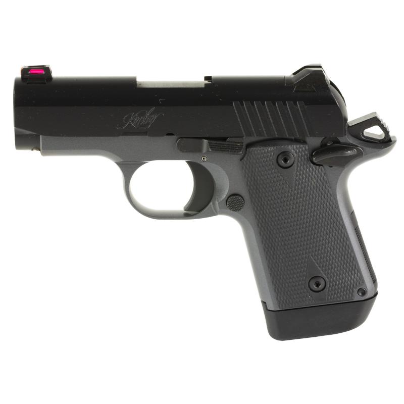 Micro 9, Shadow Ghost, Semi-automatic, Metal Frame Pistol, 9MM, 3.15" Barrel, Matte Finish, Black Slide, Gray Frame, Rubber Grips, Fiber Optic Sights, 7 Rounds 3300242