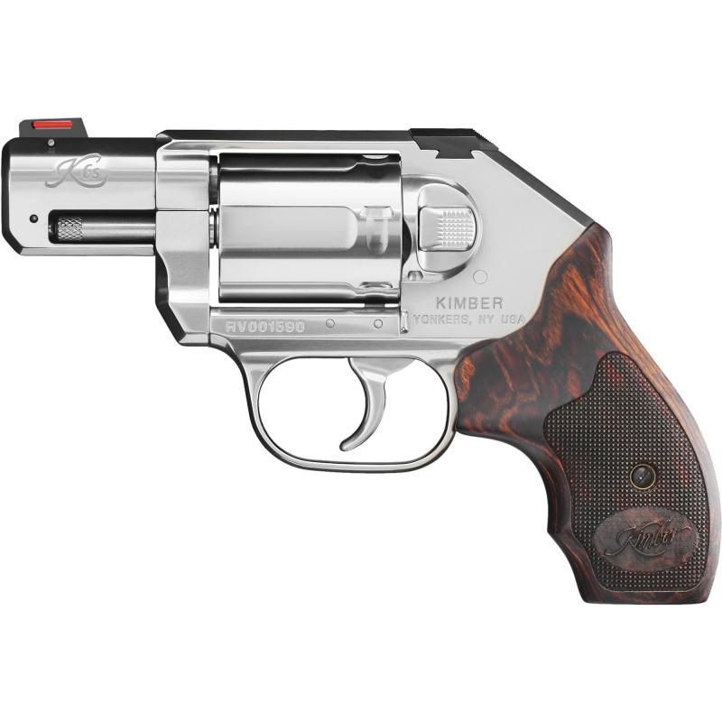 K6S Stainless, DCR, Double Action, Revolver, Small Frame, 357 Magnum, 2" Barrel, Match Grade Barrel, Stainless Steel, Brushed Finish, Silver, Rubber Grip, Fiber Optic Sights, Non-Manual Safety, 6 Rounds, California Compliant 3400009CA
