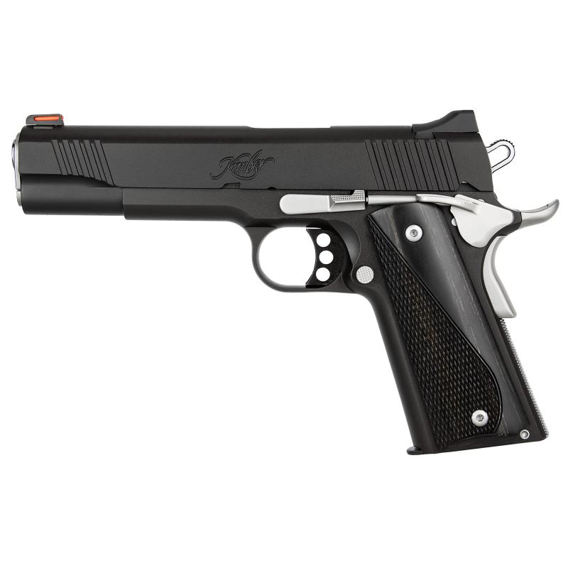 CUSTOM LW NIGHTSTAR, 1911, Semi-automatic, Full Size, 9MM, 5" Barrel, Matte Finish, Black, Laminate Grips, Fiber Optic, 9 Rounds 3700596