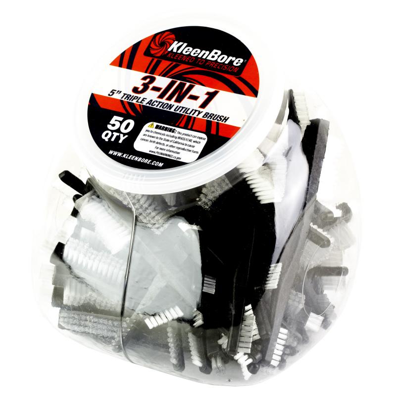 Triple Action, Nylon Utility Brush, 5", 50 Per Pack UT221-C-GLOBE