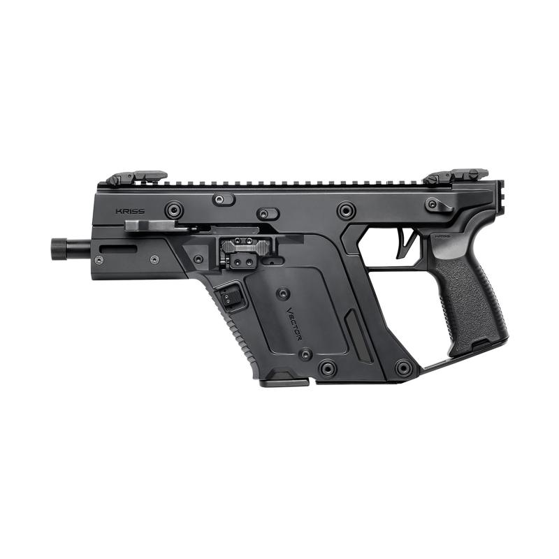Vector SDP, Gen III, Semi-automatic Pistol, 9MM, 5.5" Barrel, Matte Finish, Black, 1 Magazine, 10 Rounds KV90-3PBL01