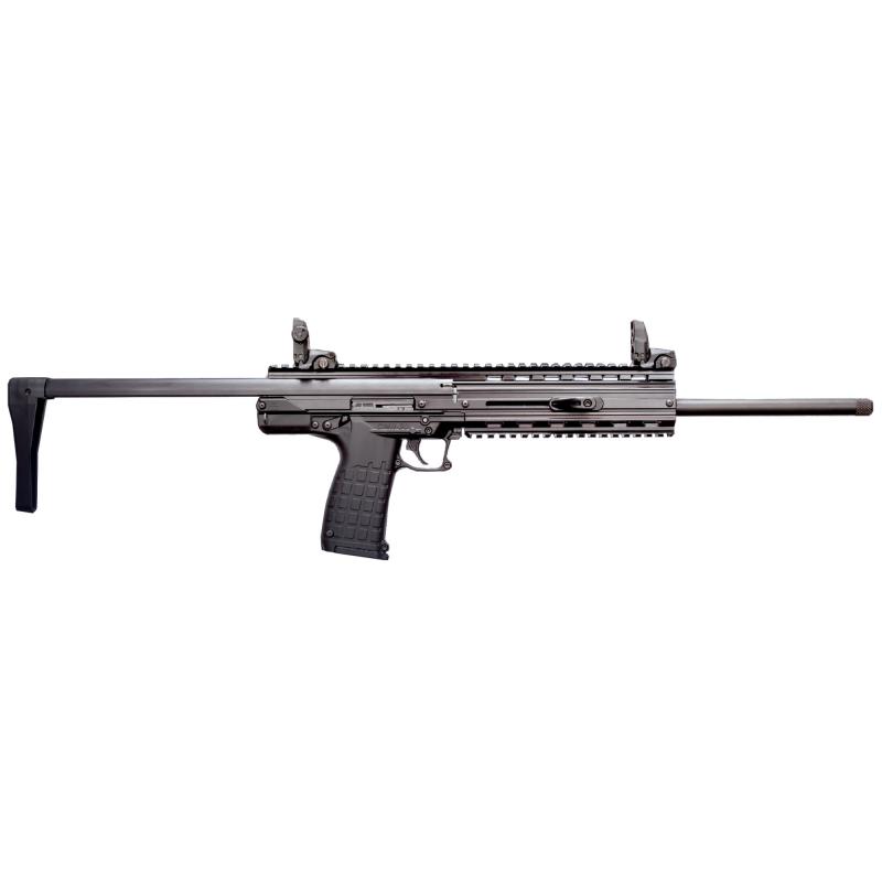 CMR-30 .22 WMR 16.1 Inch Threaded Barrel 1/2-28 TPI Multi Purpose Collapsible Stock Black 30 Round