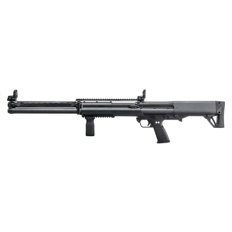 KSG-25, Pump Shotgun, 12Ga, 30.5" Barrel, Black Finish, Synthetic Stock, Magpul MBUS Front and Rear Flip Up Sights, Magpul RVG Rail Vertical Grip KSG25BLK