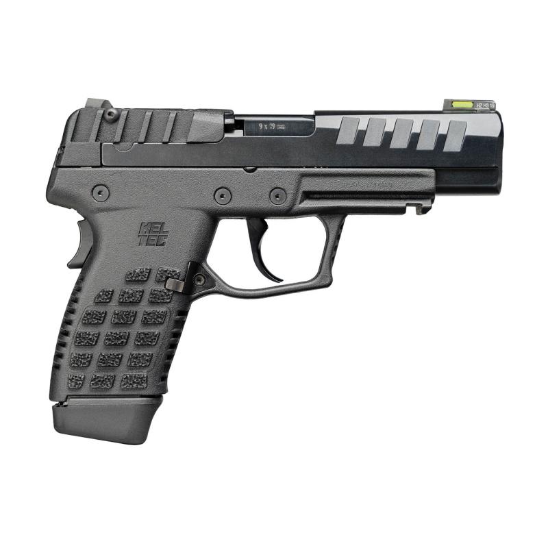 P15, Striker Fired, Semi-automatic, Polymer Frame Pistol, Compact, 9MM, 4" Barrel, Matte Finish, Black, Hi-Viz Fiber Optic Front Sight, Tritium Rear, 15 Rounds, 1 Magazines P15BLK