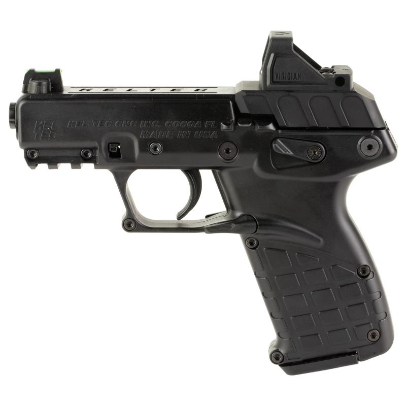 P17, Semi-automatic, Single Action, Compact, 22 LR, 3.8", Black, 16 Rounds, 3 Magazines, Holster, Threaded, Polymer, Matte, Viridian RFX11 Red Dot Optic P17BBLKRD