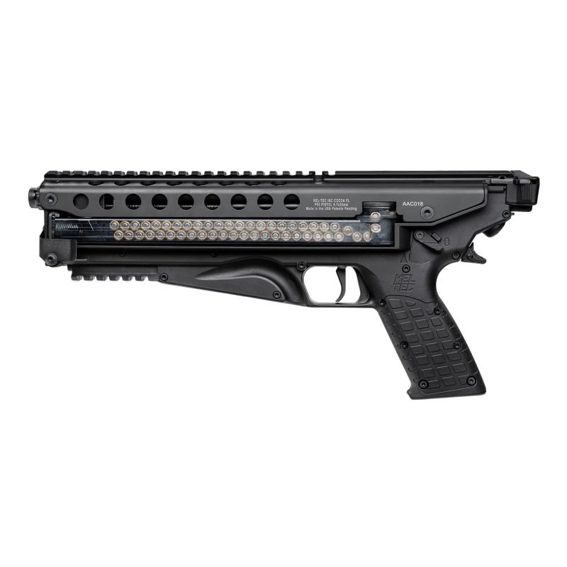 P50, Semi-automatic, 5.7X28MM, 9.6" Barrel, Threaded 1/2-28, Black, Polymer Frame, Ambidextrous Safety, 50Rd P50BLK