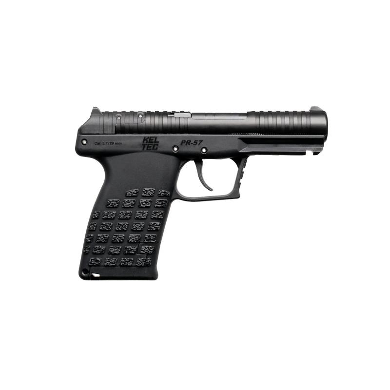 PR57, Striker Fired, Semi-automatic, Polymer Frame Pistol, Compact, 5.7X28MM, 4.6" Barrel, Matte Finish, Black, Optics Ready, 3 Dot Sights, 20 Rounds, (2) 10 Round Stripper Clips, Includes Optic Plate PR57BLK