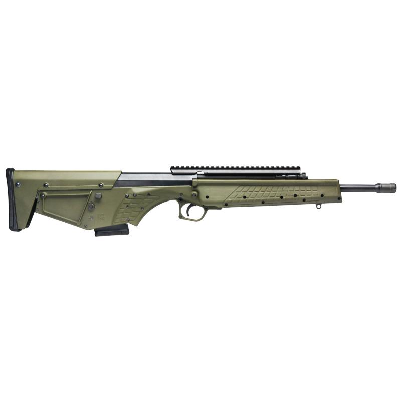 Rifle Downward-eject Bullpup, Semi-automatic, 223 Rem/556NATO, 20.5" Barrel, Green Finish, Fixed Stock, 10Rd RDBCGRN
